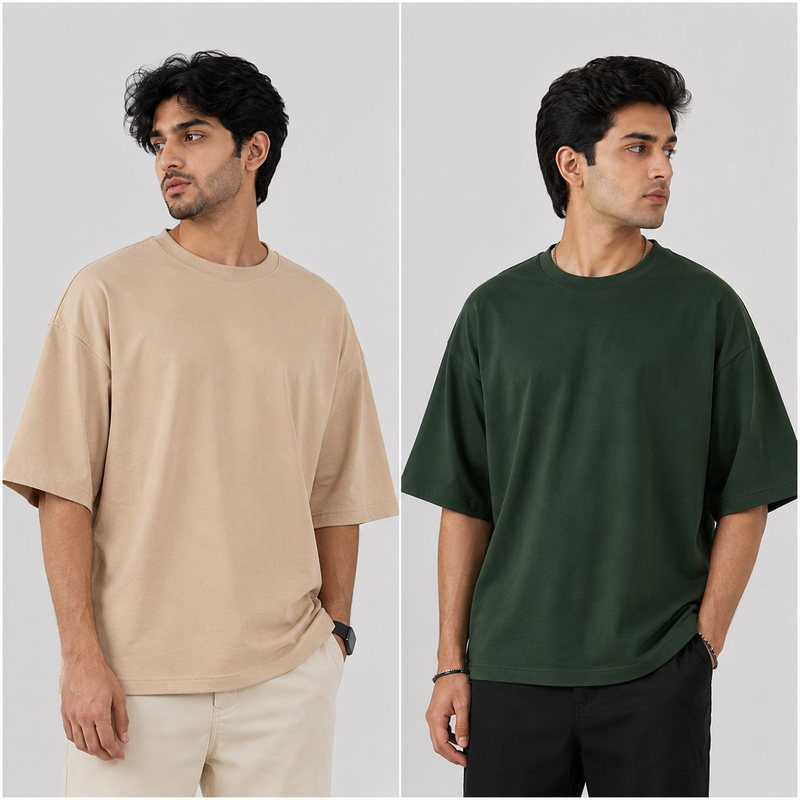 DROP SHOULDER TEES