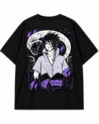 Naruto Sasuke Black Snake Oversized Tee